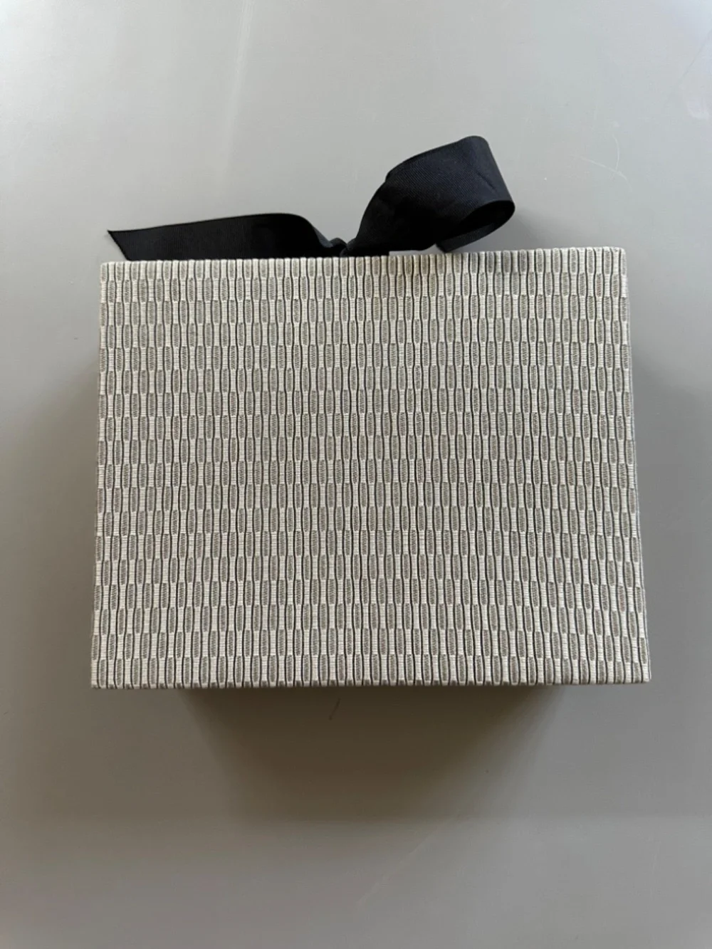 Fabric-Wrapped Expandable File Folder with Bow